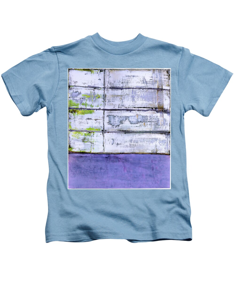 Abstract Prints Kids T-Shirt featuring the painting Art Print Abstract 70 by Harry Gruenert