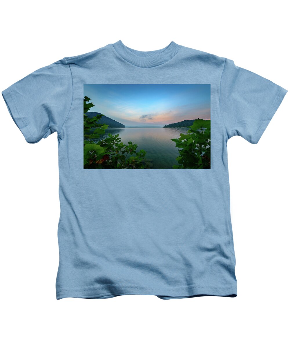 Kentucky Kids T-Shirt featuring the photograph Cave Run Morning by Michael Scott
