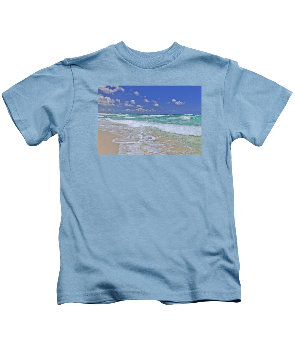 Cozumel Paradise Kids T-Shirt featuring the photograph Cozumel Paradise by Chad Dutson