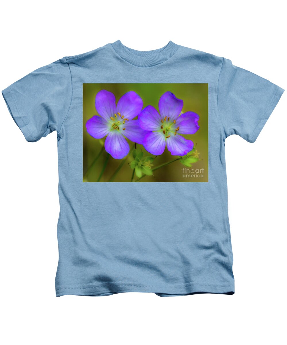 Flower Kids T-Shirt featuring the photograph Double Beauty by Rod Best