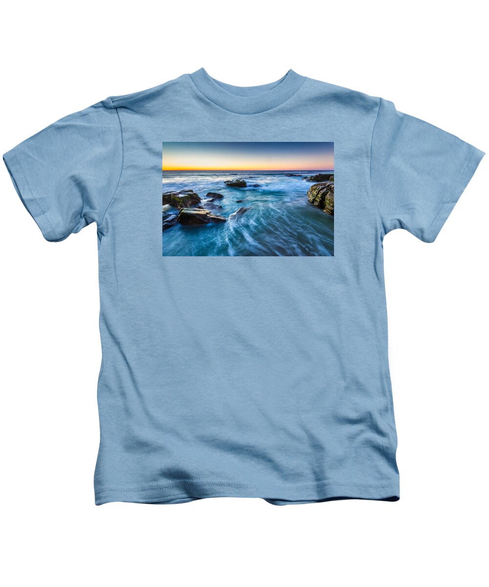 Beach Kids T-Shirt featuring the photograph Emerald Swirl by Peter Tellone
