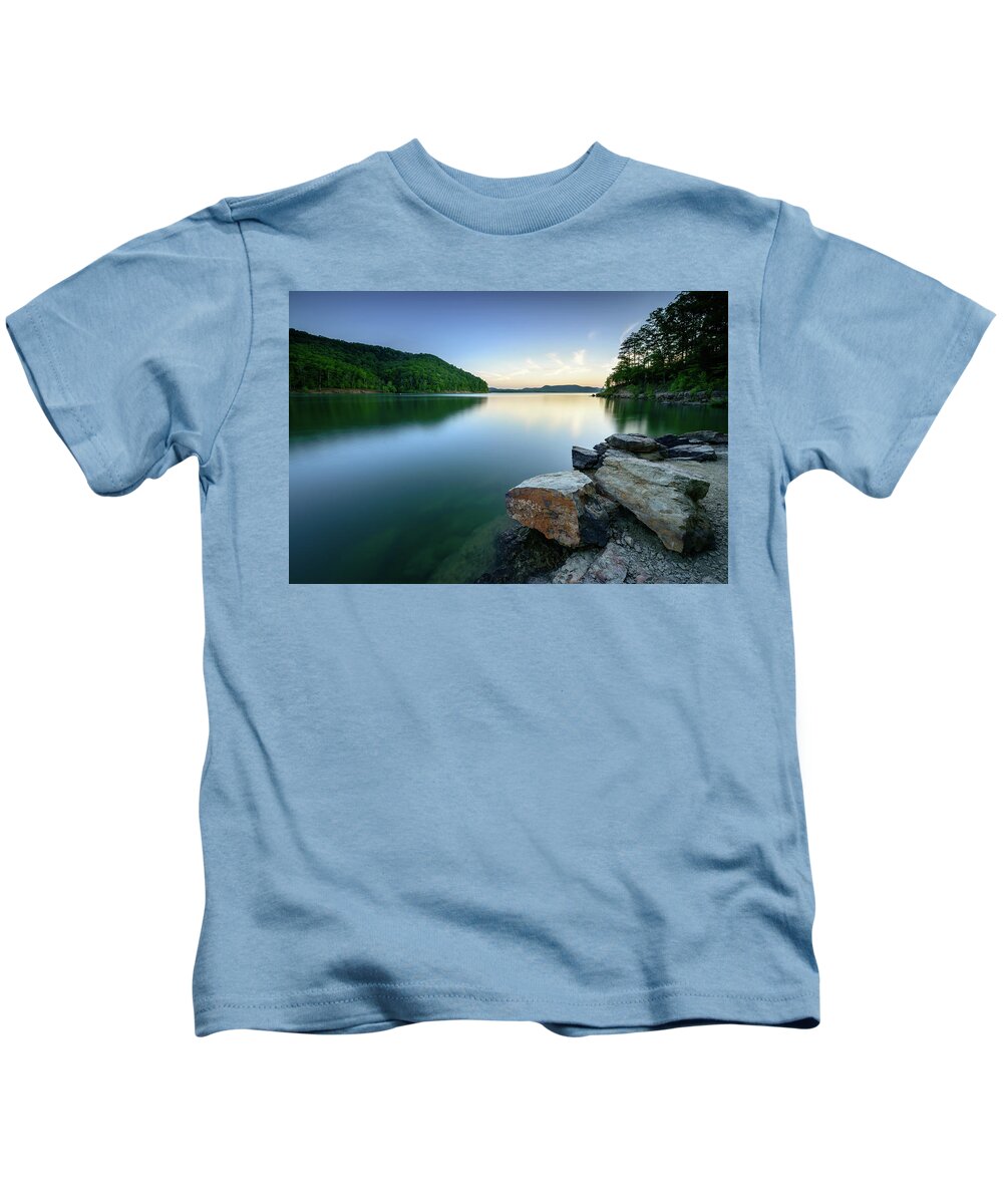 East Kids T-Shirt featuring the photograph Evening Thoughts by Michael Scott