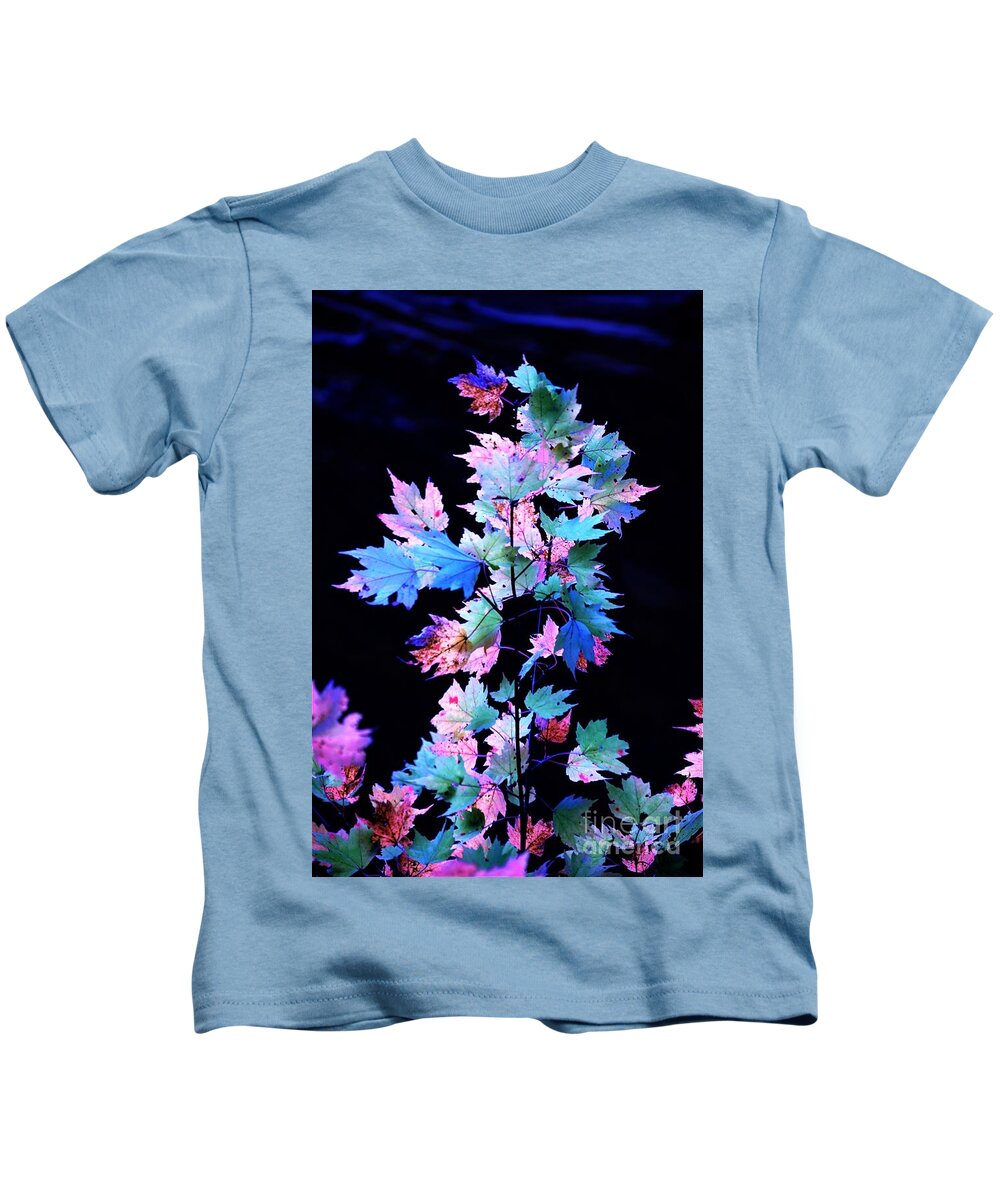 Autumn Kids T-Shirt featuring the photograph Fall Leaves1 by Merle Grenz