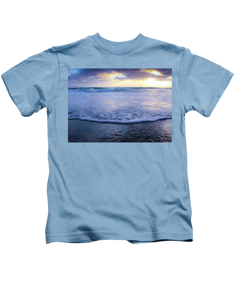 In Kids T-Shirt featuring the photograph In the Evening by Alison Frank