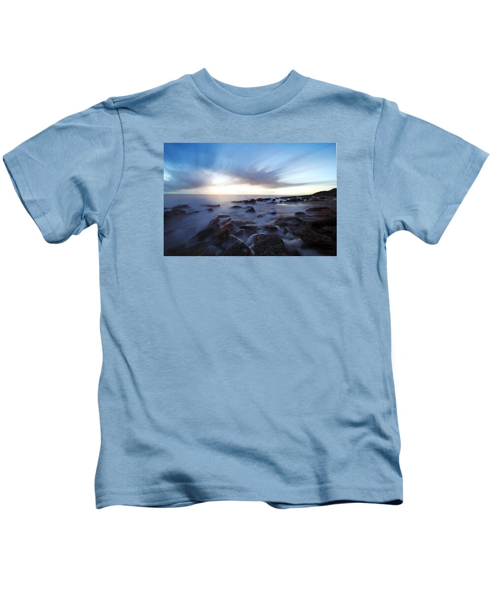 Silhouette Kids T-Shirt featuring the photograph In the Morning Light by Robert Och