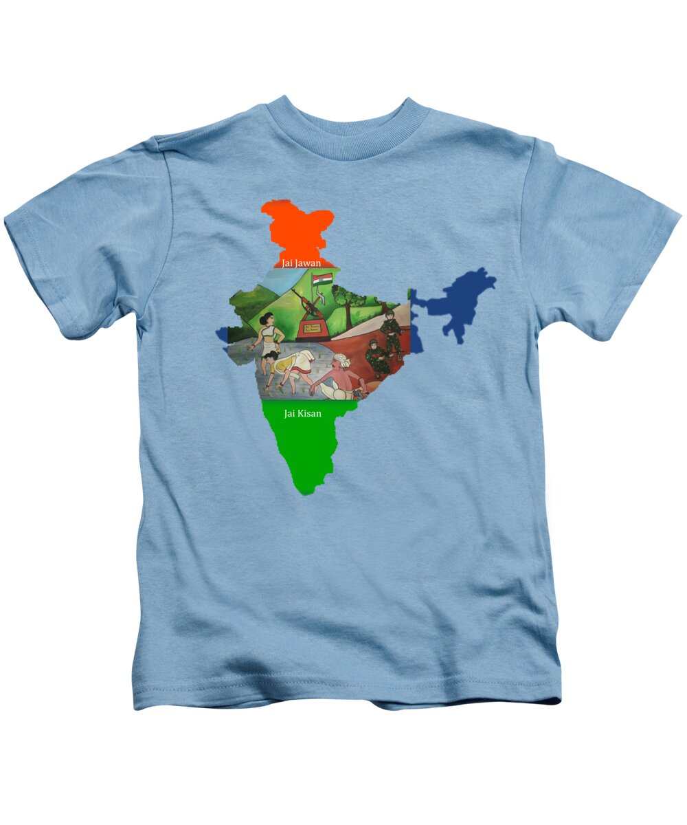 Jai Jawan Jai Kisan Kids T Shirt