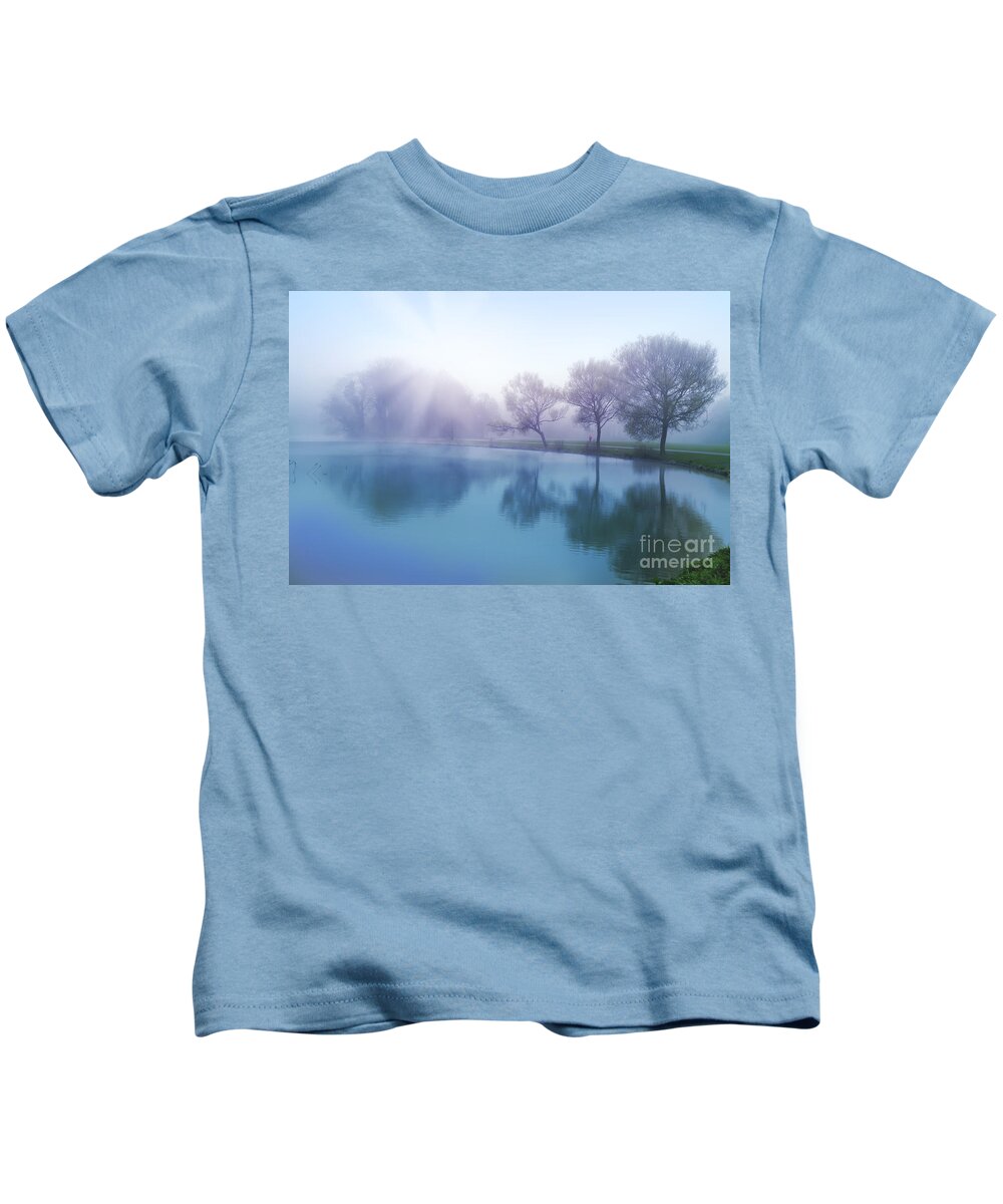 Condolence Kids T-Shirt featuring the photograph Morning by Ariadna De Raadt
