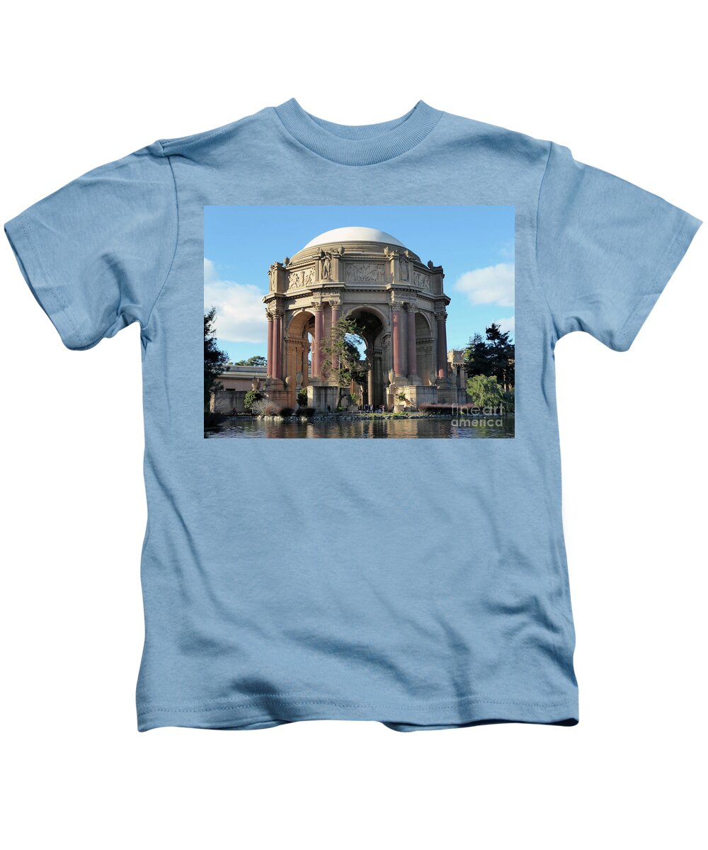 Golden Gate Bridge Kids T-Shirt featuring the photograph Palace Of Fine Arts by Steven Spak