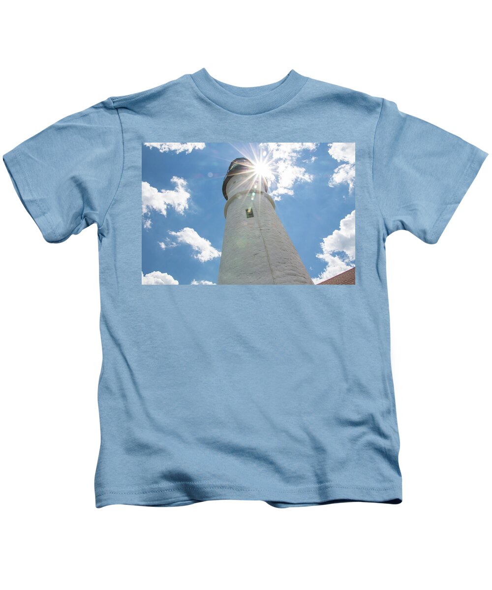 Beach Kids T-Shirt featuring the photograph Portland Head Light, Portland, ME by Barry Wills