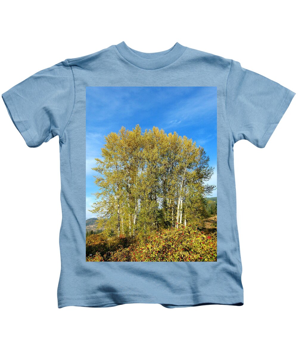 #rosehipsandcottonwoods Kids T-Shirt featuring the photograph Rosehips And Cottonwoods by Will Borden