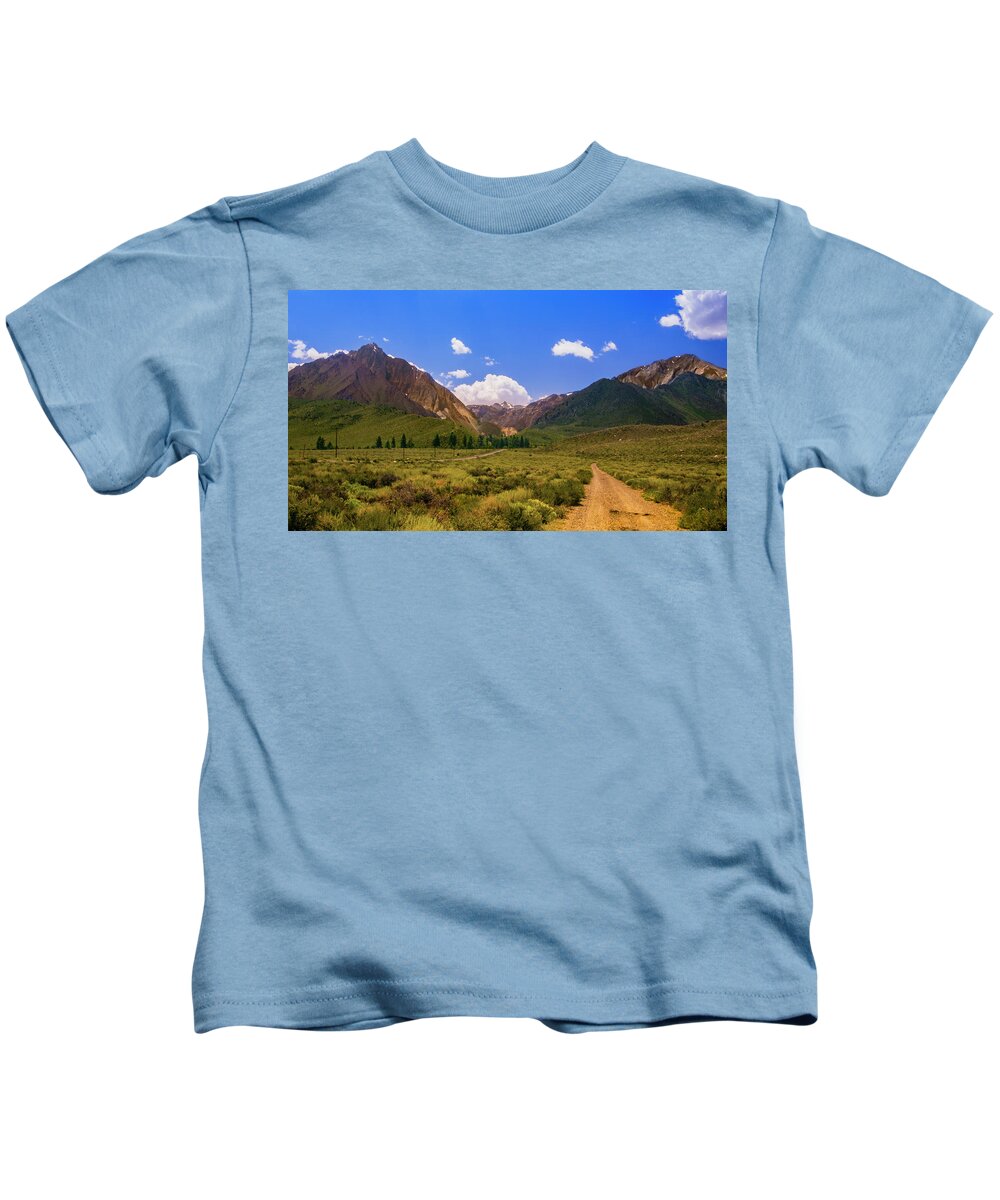 Sierra Mountains Kids T-Shirt featuring the photograph Sierra Mountains - Mammoth Lakes, California by Bryant Coffey