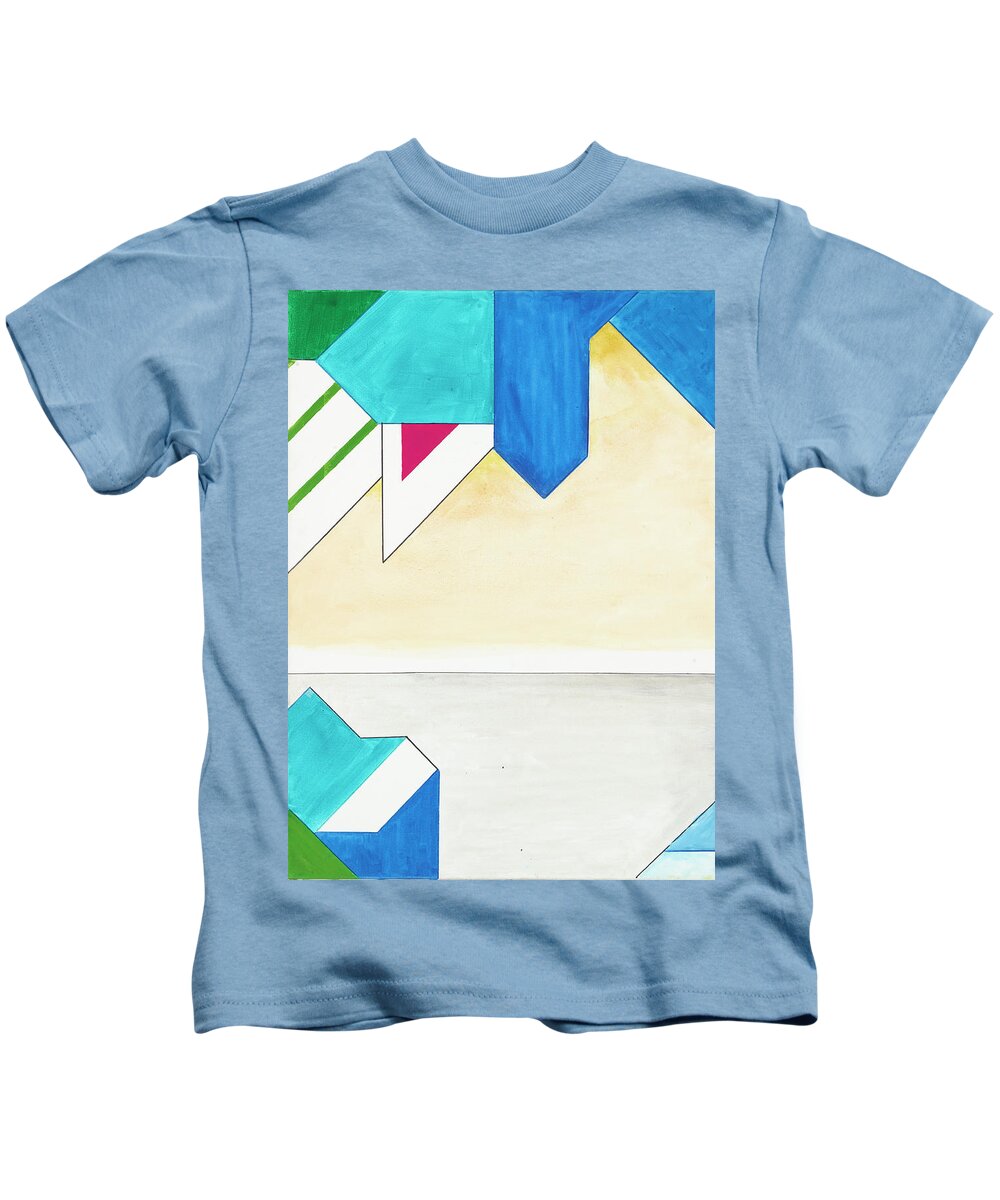 Abstract Kids T-Shirt featuring the painting Sinfonia dell eternita - Part 4 by Willy Wiedmann