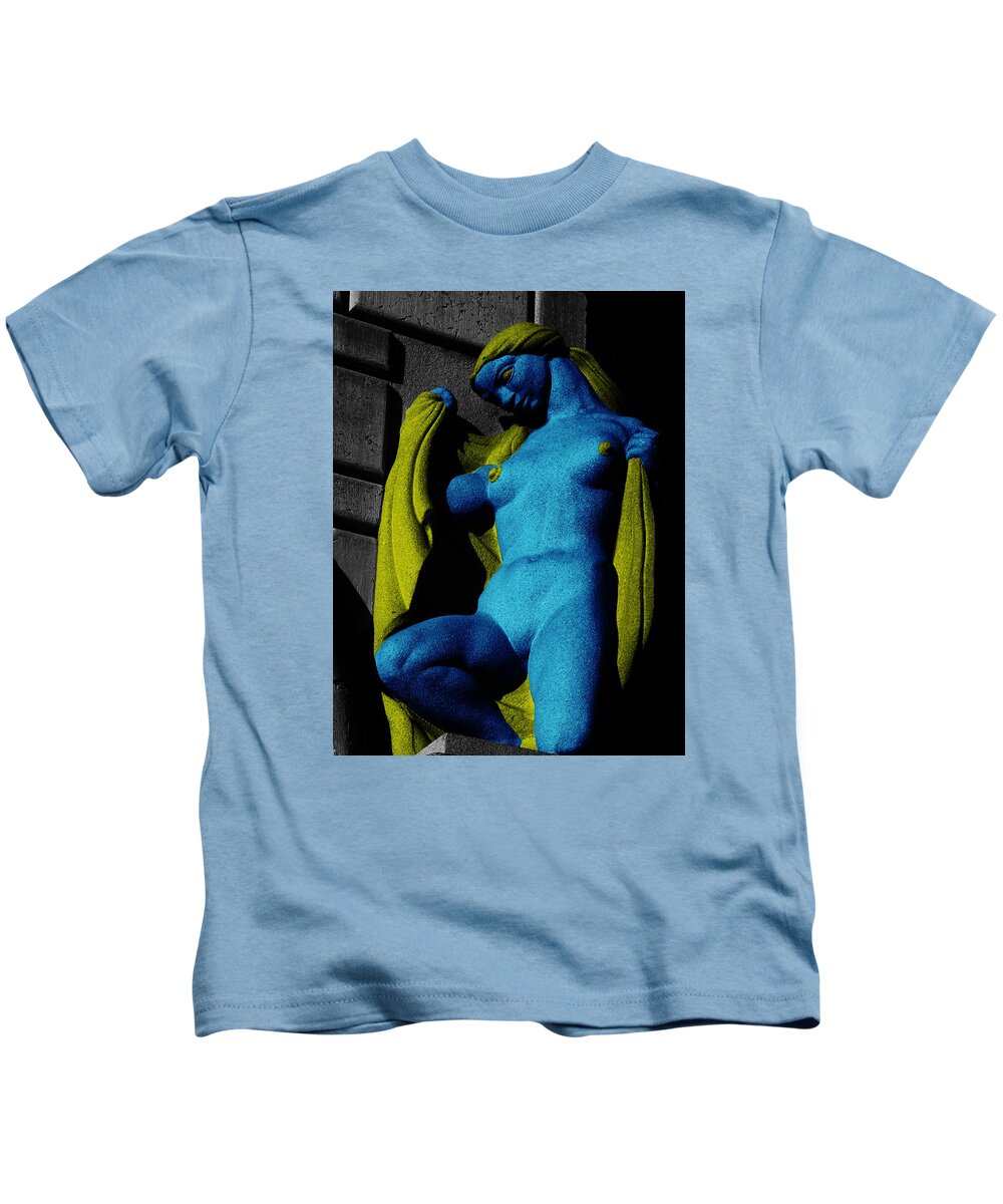 Sweden Kids T-Shirt featuring the photograph Swedish woman by Emme Pons