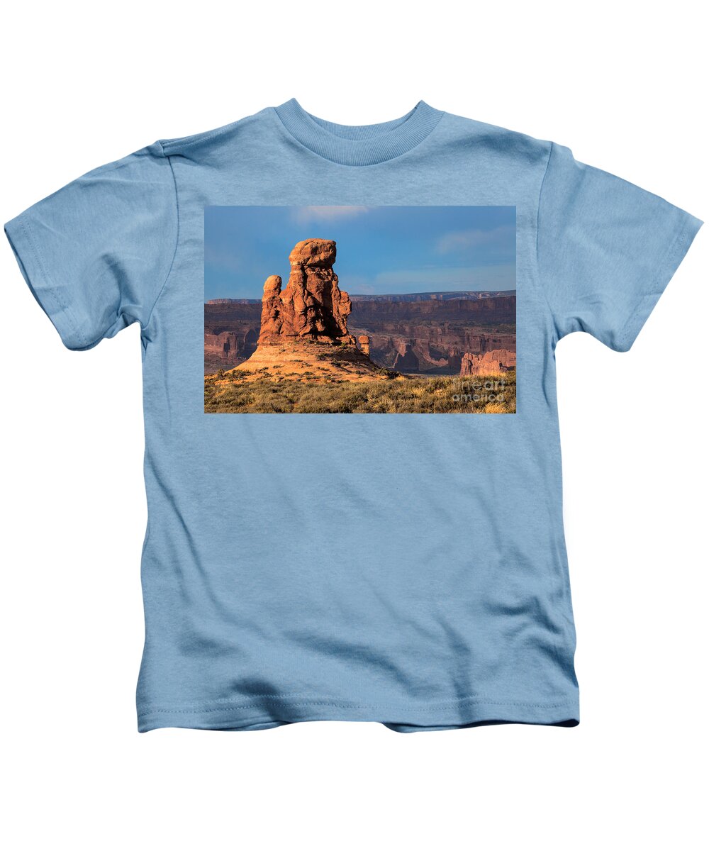 Utah Kids T-Shirt featuring the photograph Wake Up Call by Jim Garrison