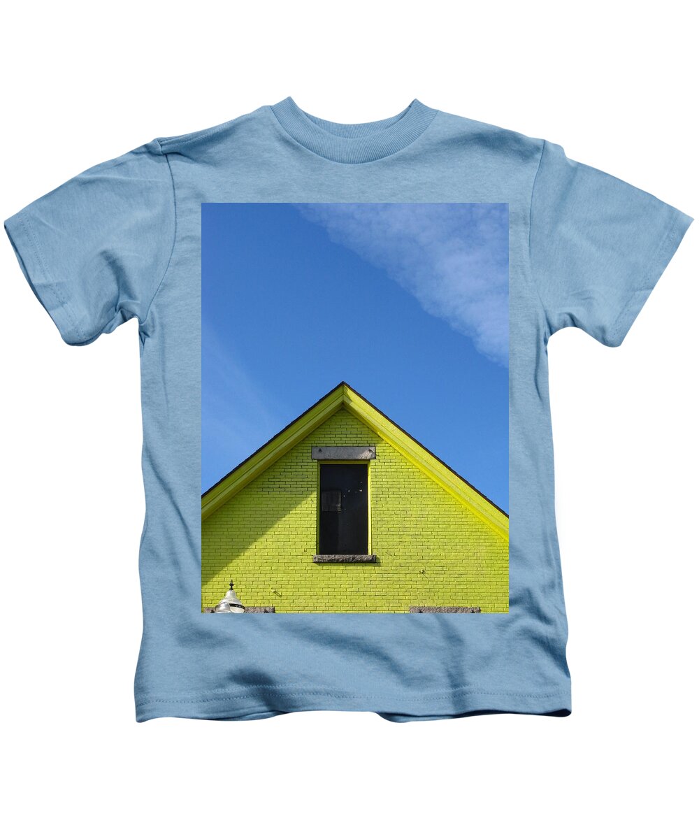 Vertical Kids T-Shirt featuring the photograph Yellow Peak by Bill Tomsa