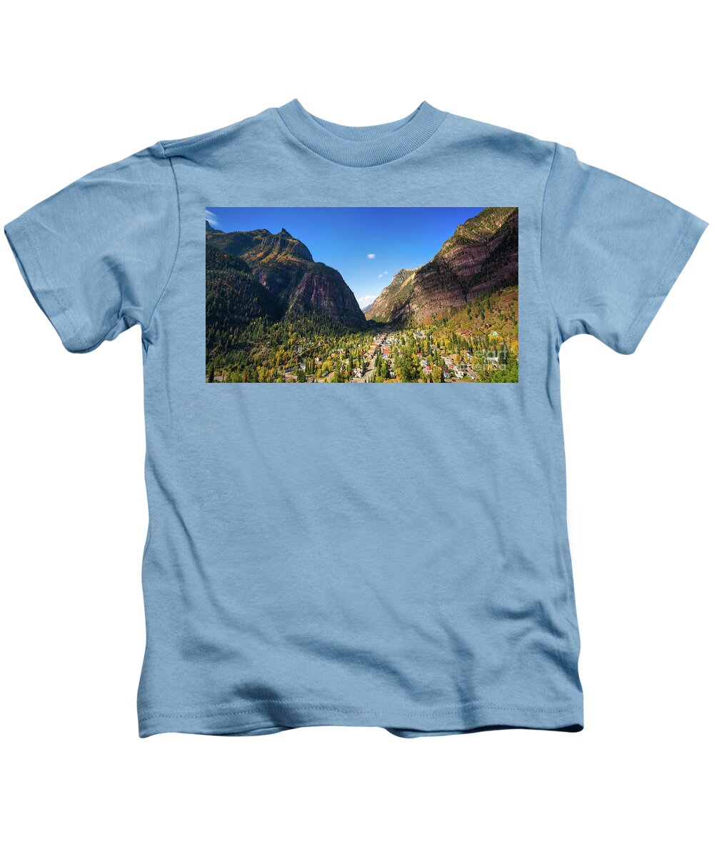 Ouray Kids T-Shirt featuring the photograph Ouray Colorado #1 by Doug Sturgess