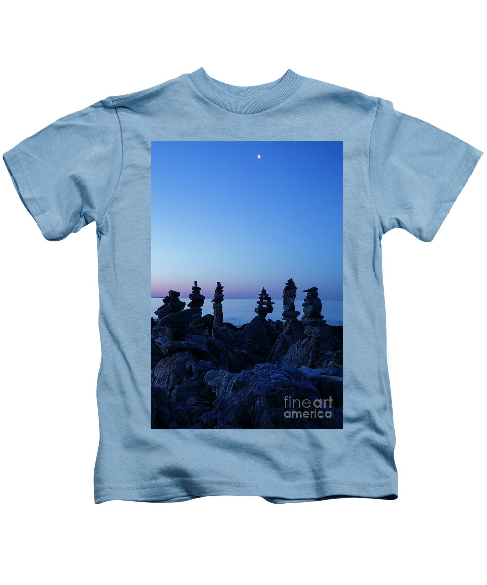 America Kids T-Shirt featuring the photograph Sunrise - Rye, New Hampshire #1 by Erin Paul Donovan