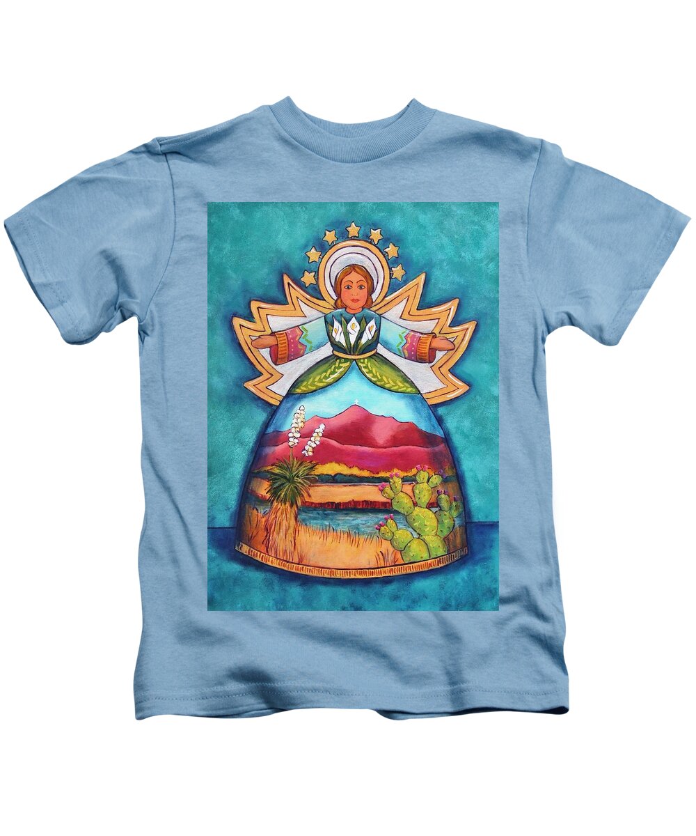 Angel Kids T-Shirt featuring the painting Desert Angel by Candy Mayer