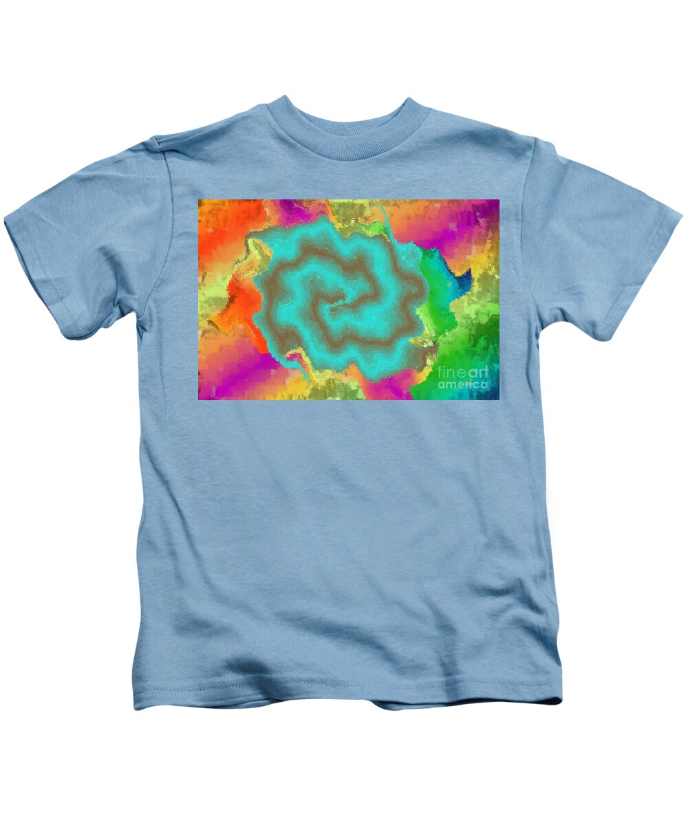  Kids T-Shirt featuring the digital art Finding the Universe by Bill King