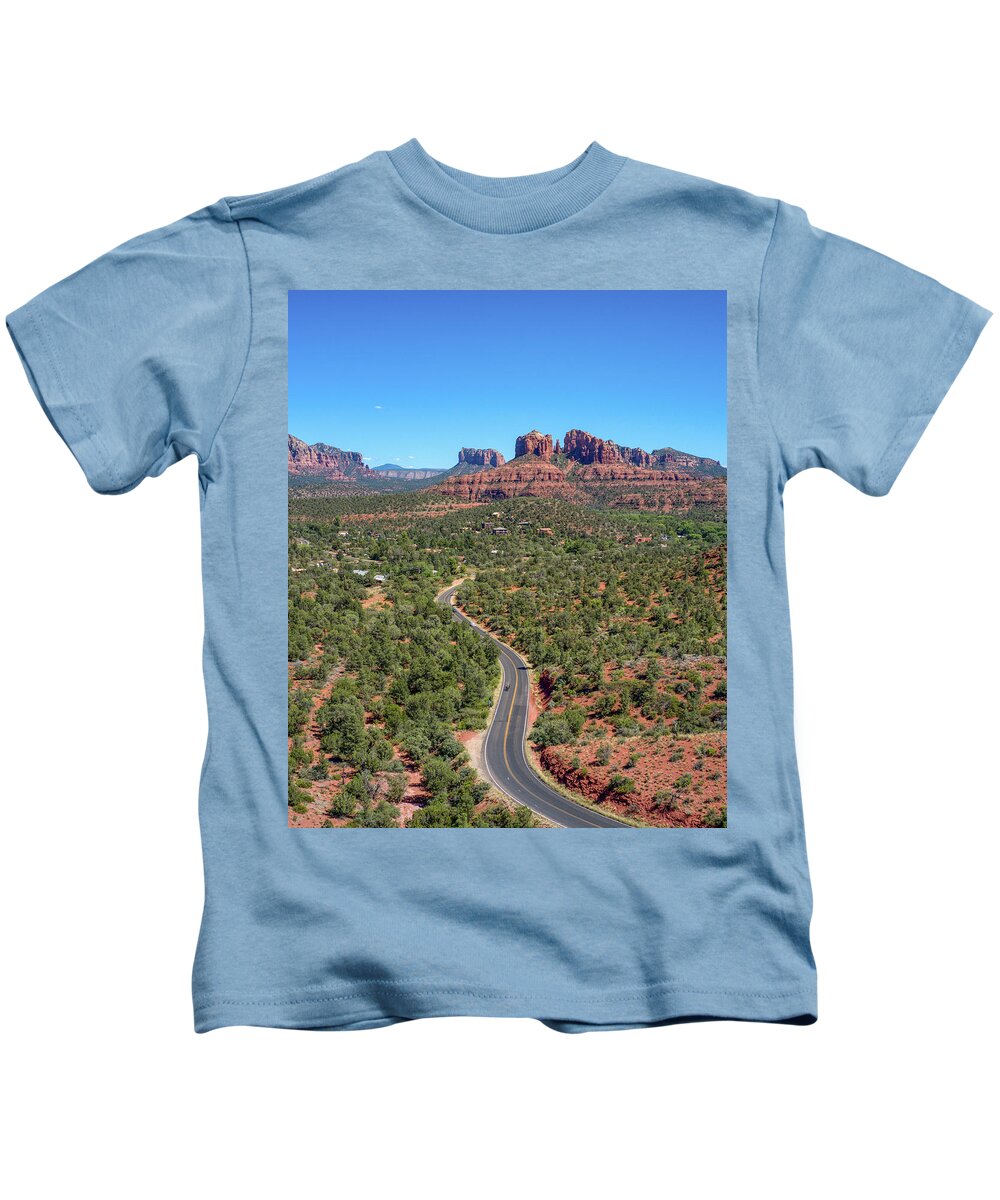 Fine Art Kids T-Shirt featuring the photograph Sedona Arizona Landscape by Anthony Giammarino
