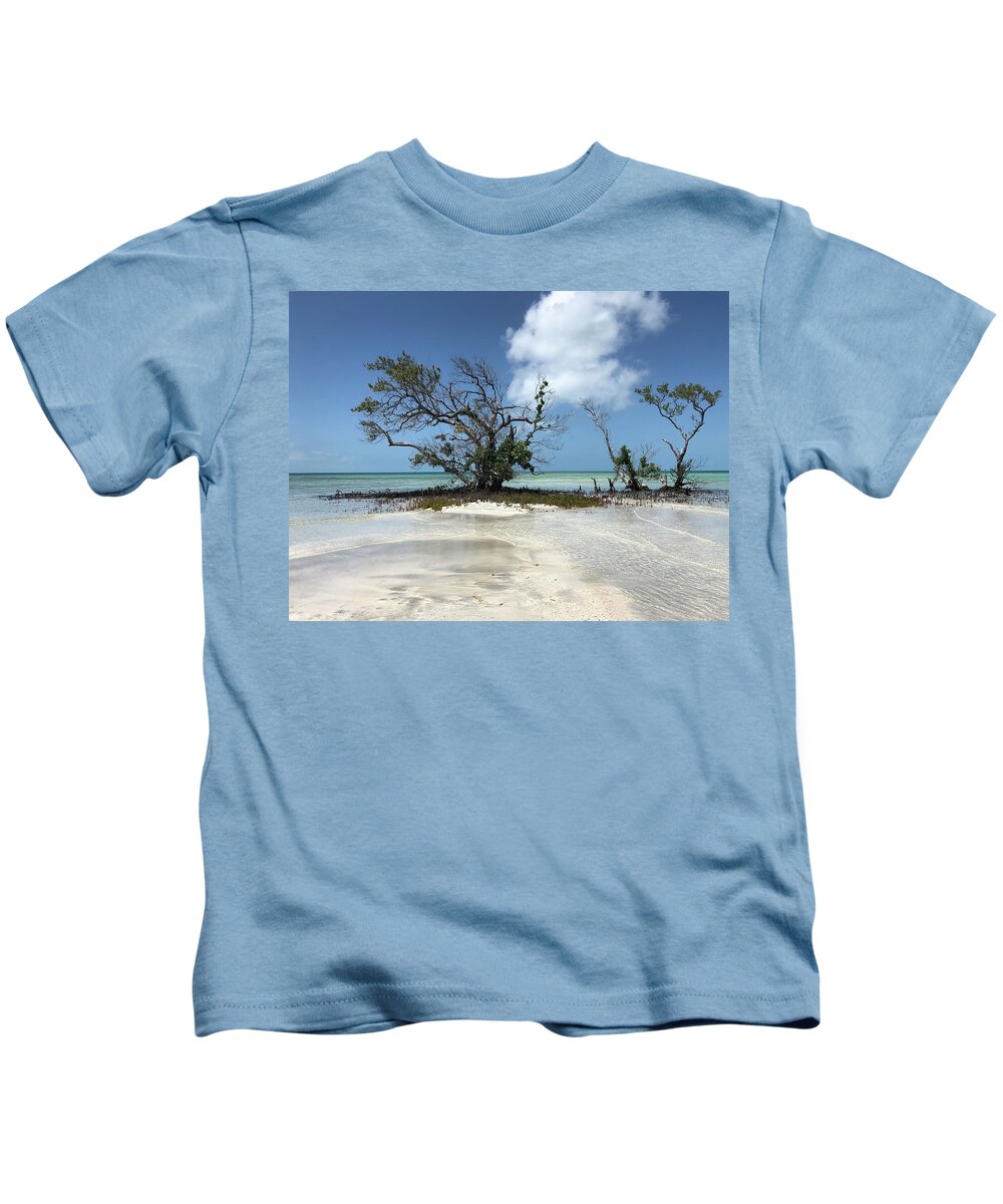 Key West Florida Waters Kids T-Shirt featuring the photograph Key West Waters by Ashley Turner