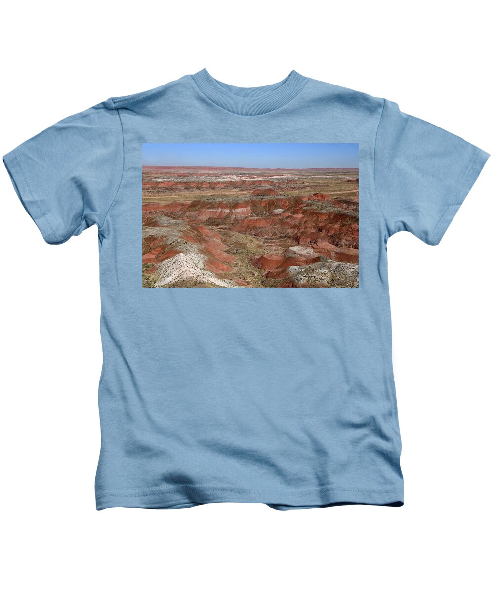 Petrified Forest National Park Kids T-Shirt featuring the photograph Painted Desert - Petrified Forest National Park #4 by Richard Krebs