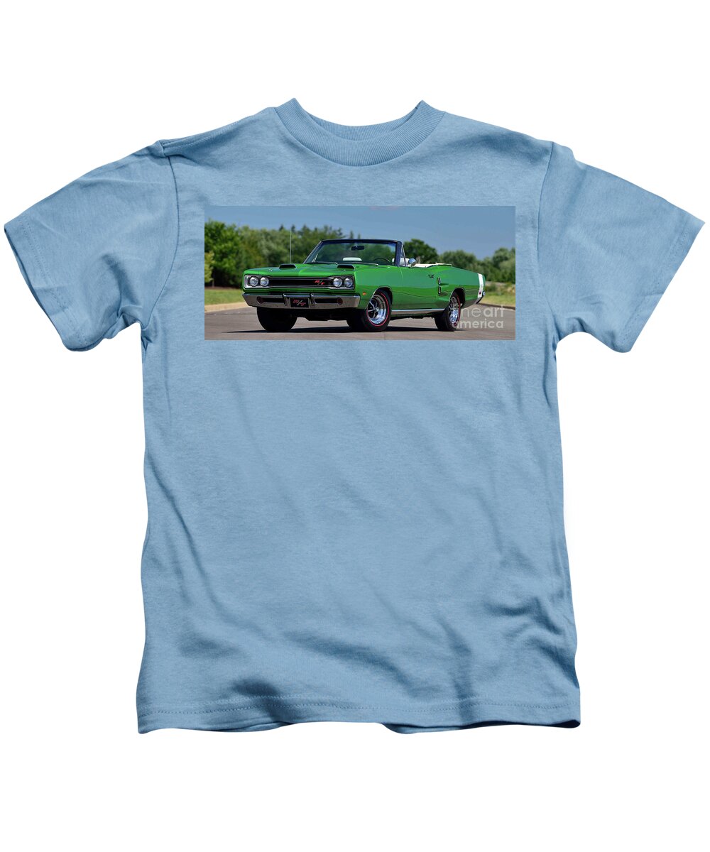 Dodge Kids T-Shirt featuring the photograph Dodge Hemi by Action
