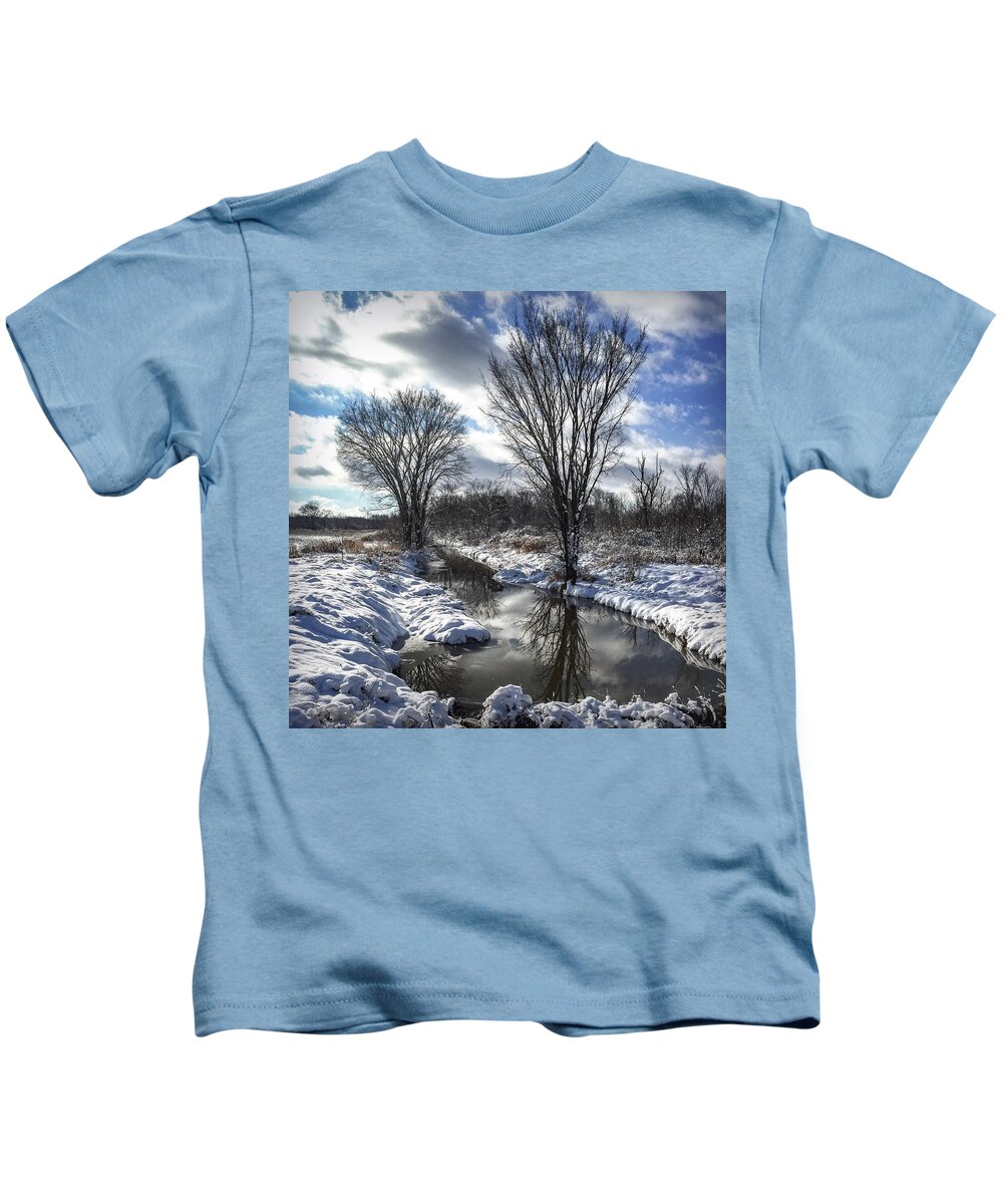 Washington County Kids T-Shirt featuring the photograph Early December by Kendall McKernon