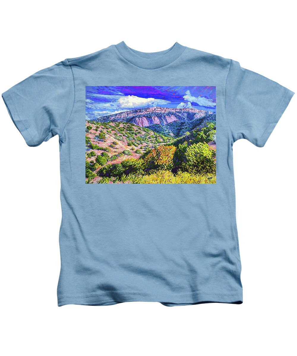Impressionism Kids T-Shirt featuring the painting Finding My Way by Darien Bogart