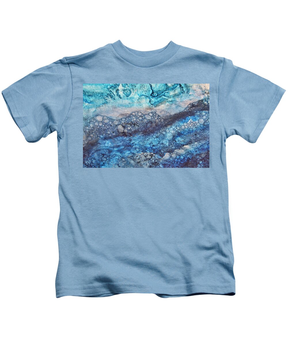 Abstract Kids T-Shirt featuring the photograph Following the Flow by Michele Cornelius