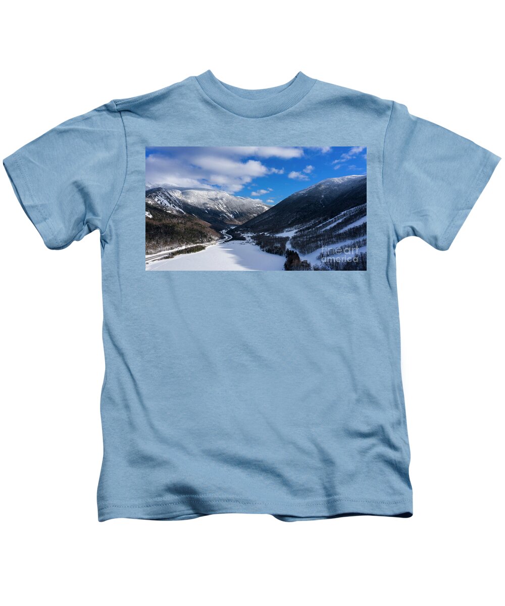 New England Kids T-Shirt featuring the photograph Franconia Notch New Hampshire by New England Photography