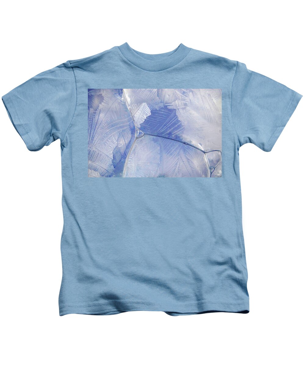 Frost Kids T-Shirt featuring the photograph Frosty Bubbles 5B by Ira Marcus