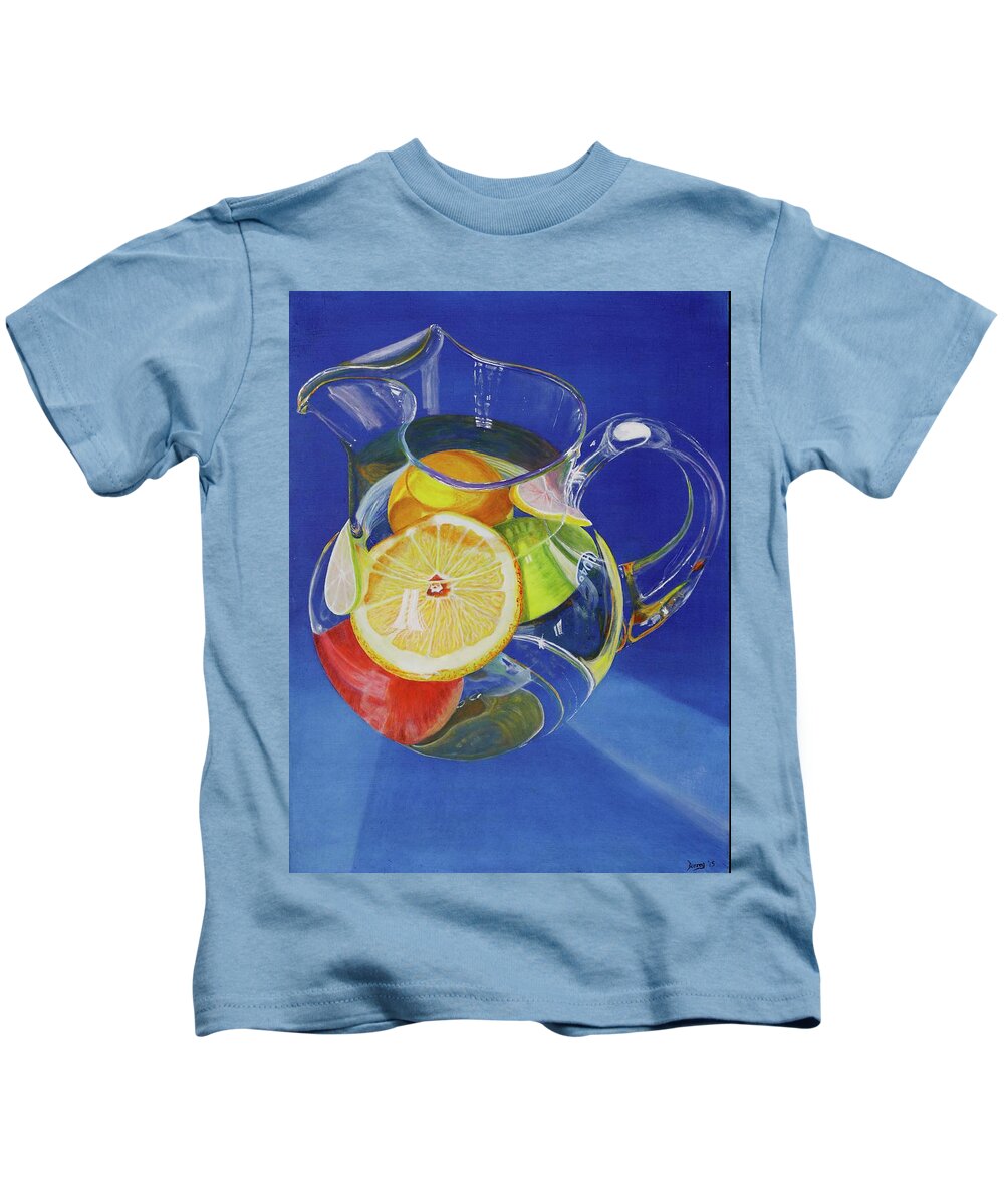 Best Seller Kids T-Shirt featuring the painting Fruit Pitcher by Dorsey Northrup