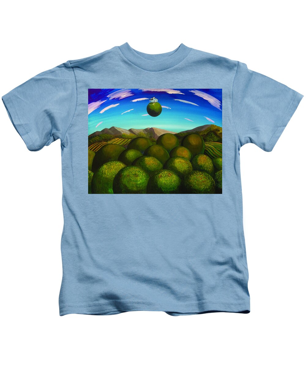 Hills Kids T-Shirt featuring the painting Going Up North by Mindy Huntress