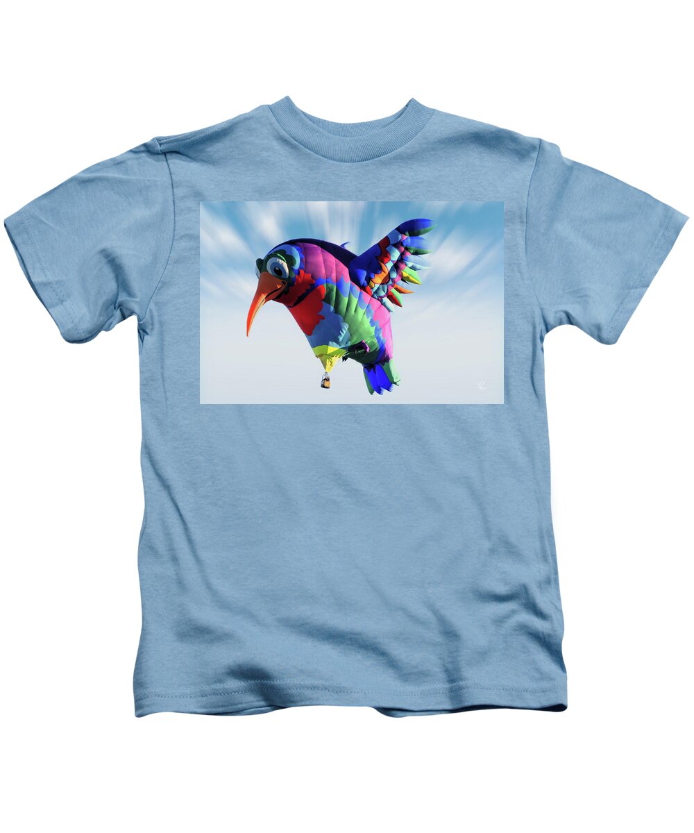 Fine Art Kids T-Shirt featuring the photograph Hummingbird Balloon by Robert Harris