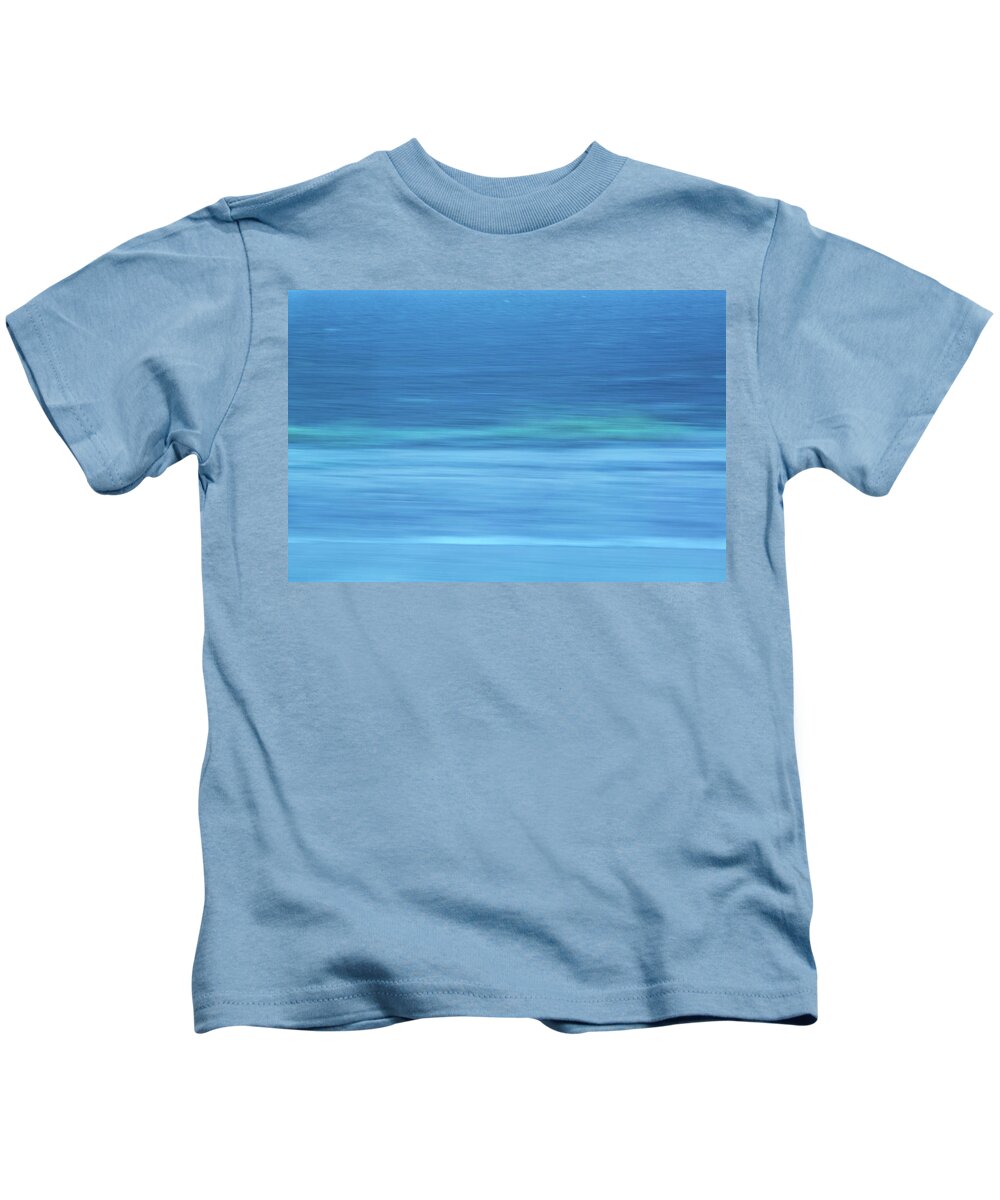 New Mexico Kids T-Shirt featuring the photograph Landwater Abstractions III by Denise Dethlefsen