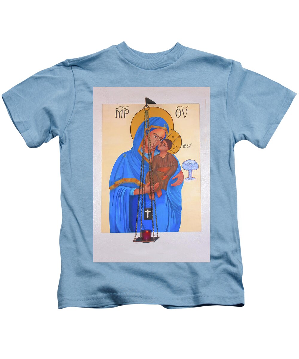 Church Kids T-Shirt featuring the photograph Madonna and Child by Jerry Griffin