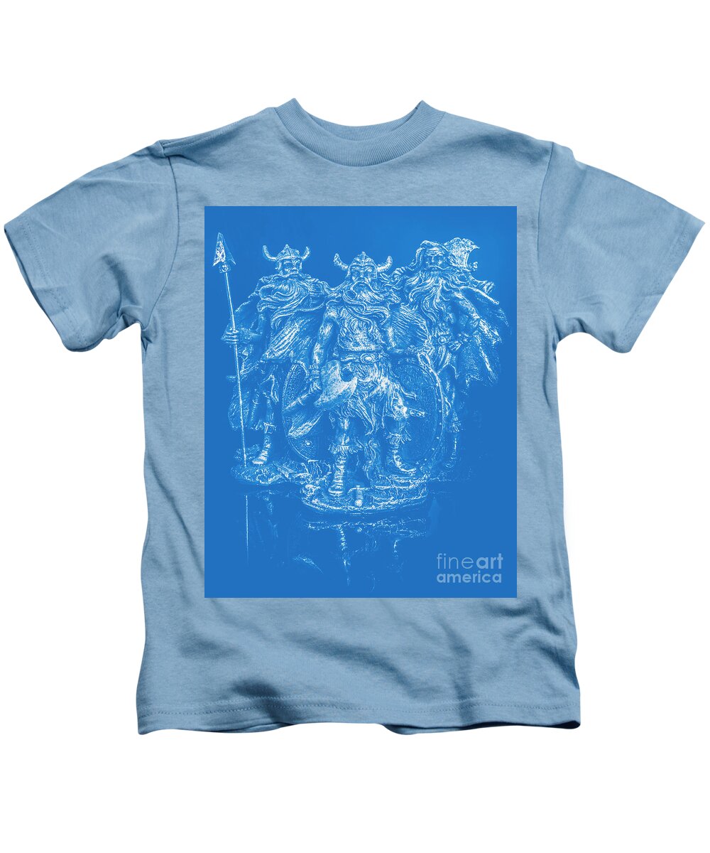 Scandinavian Kids T-Shirt featuring the photograph Nordic blue by Jorgo Photography