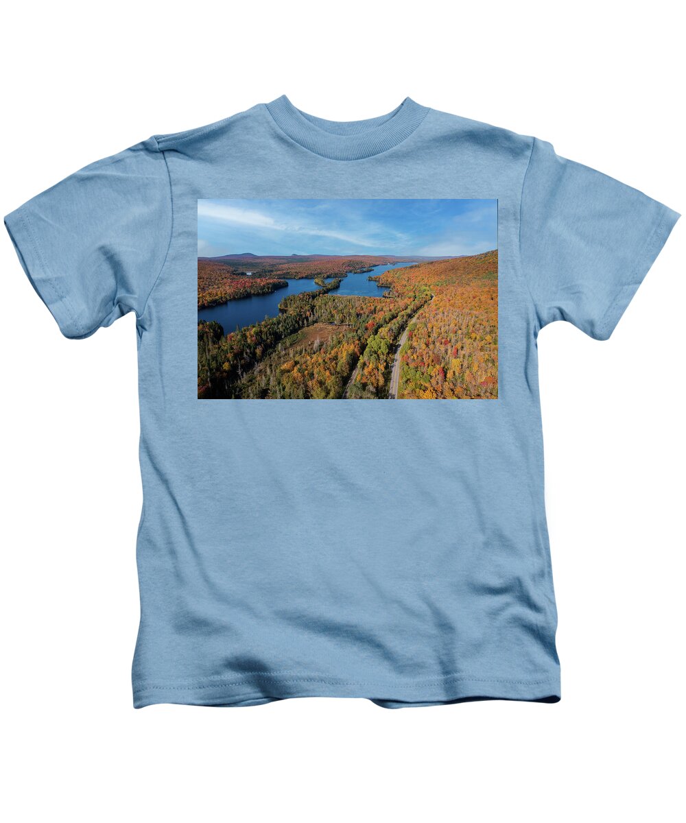 2022 Kids T-Shirt featuring the photograph Norton Pond Along Vermont Rte. 114 - Warrens Gore, VT by John Rowe