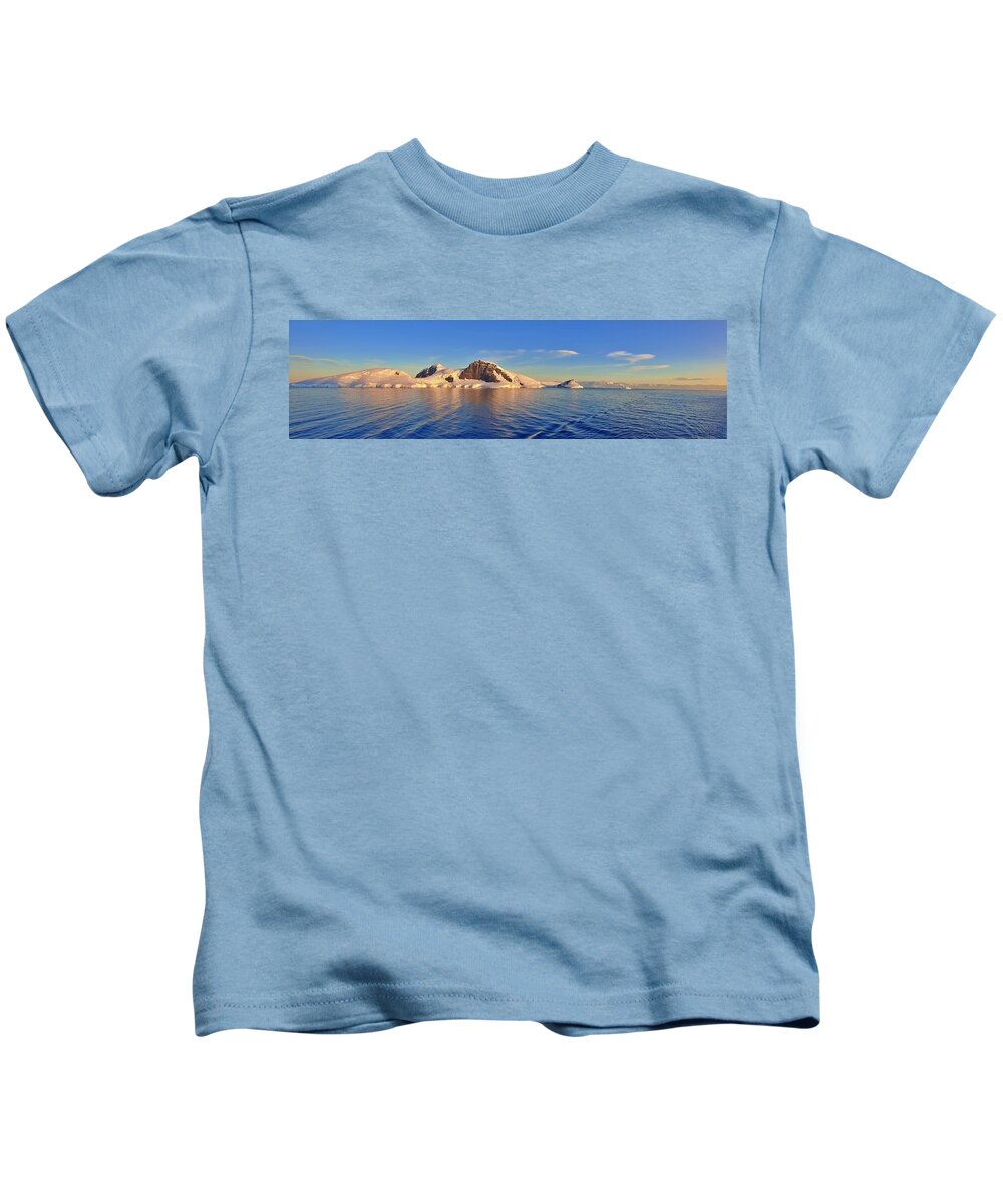Antarctica Kids T-Shirt featuring the photograph Antarctic Silence by Andrea Whitaker