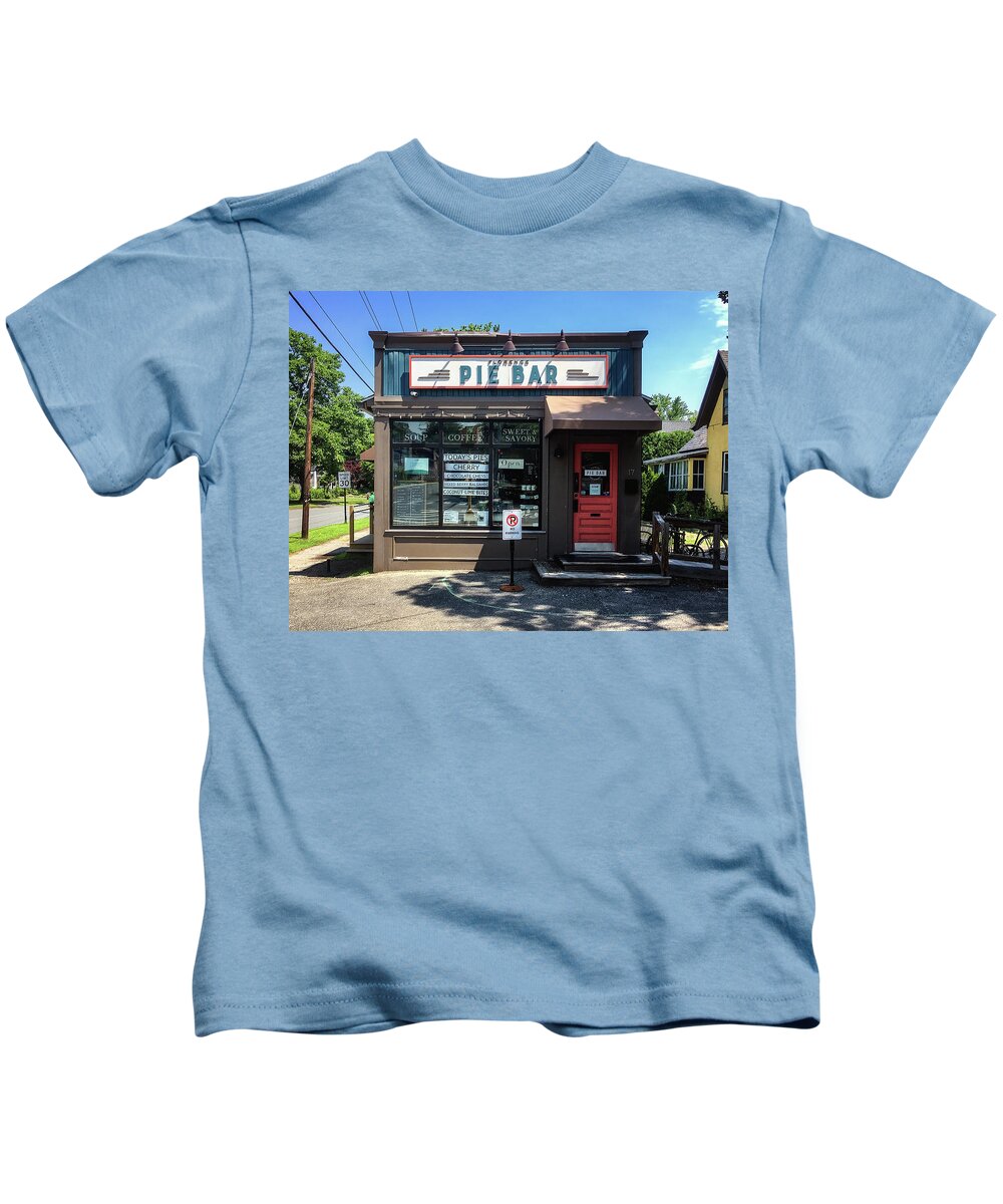 Pie Kids T-Shirt featuring the photograph Pie Bar by Steven Nelson