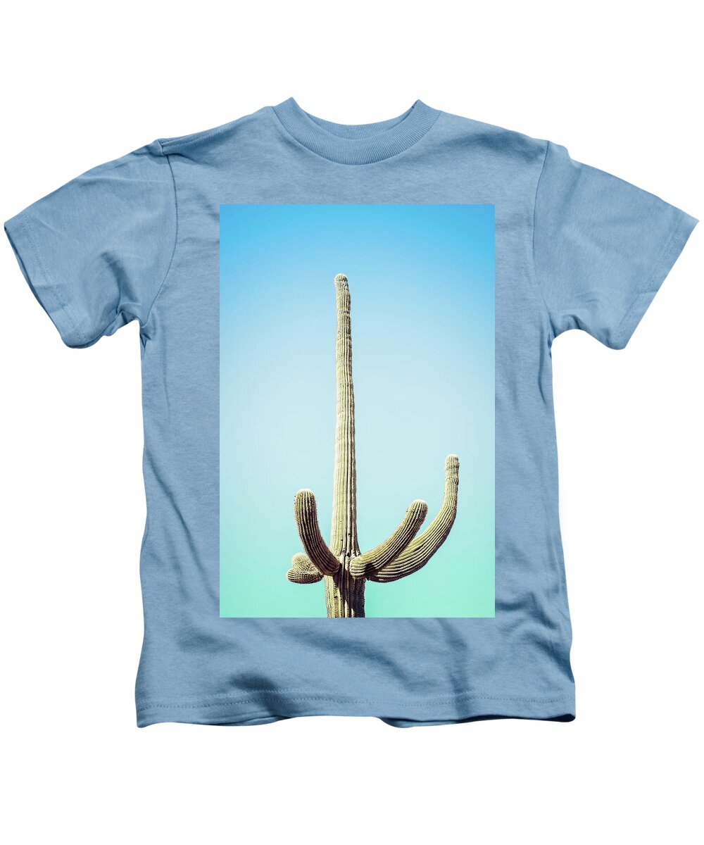 Atmospheric Kids T-Shirt featuring the photograph Saguaro #2 by Jennifer Wright