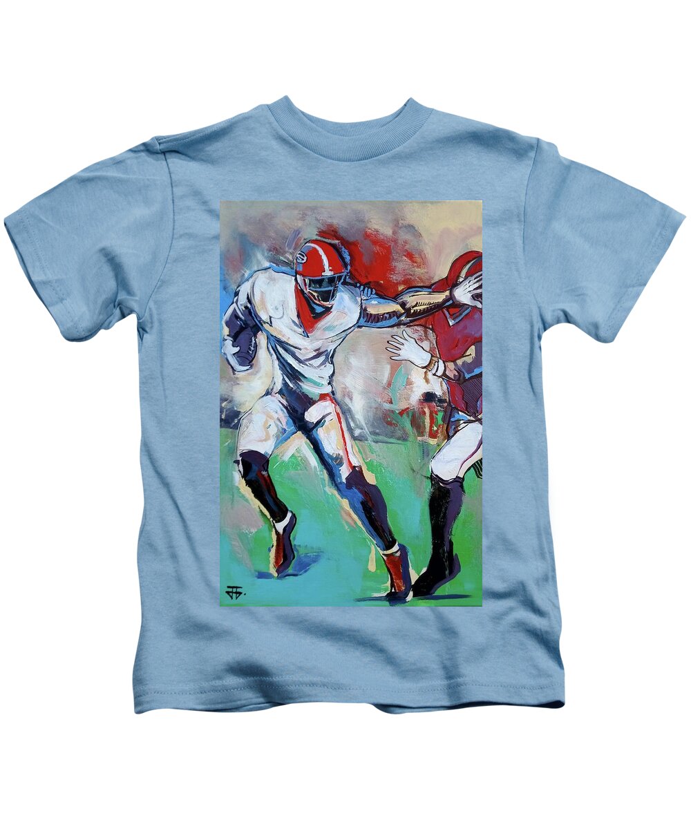 Seal The Deal Kids T-Shirt featuring the painting The Deal by John Gholson