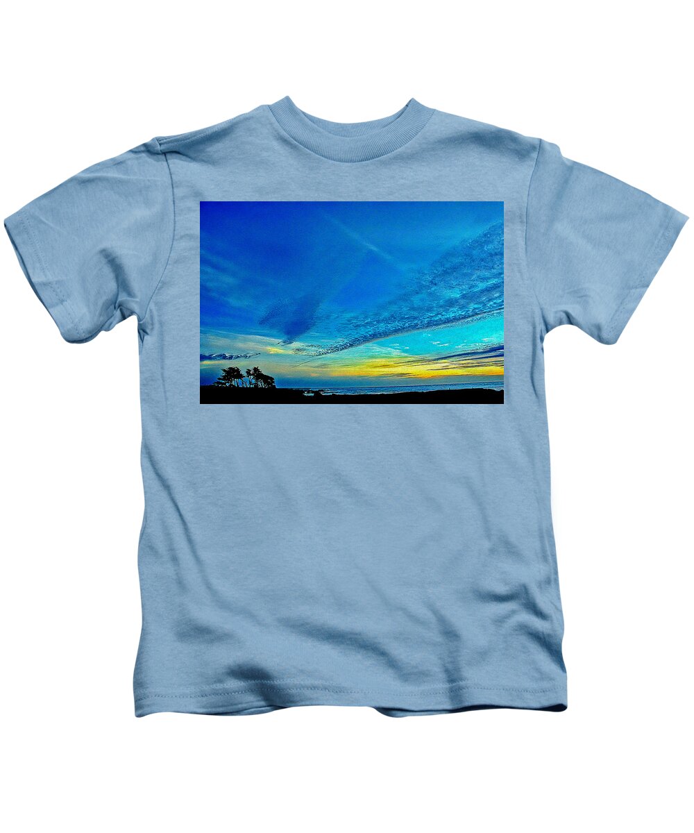 Digital Kids T-Shirt featuring the digital art Time for Rest by Anthony M Davis