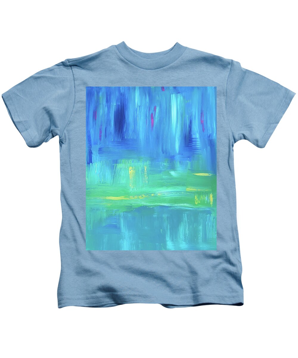 Tranquil Kids T-Shirt featuring the painting Tranquility by Deborah Boyd