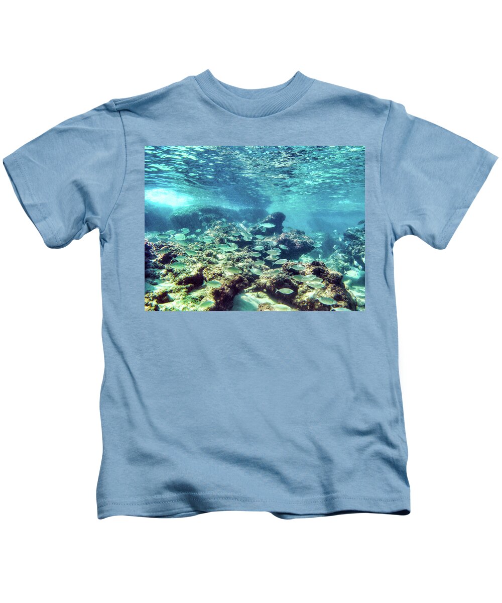 Dream Kids T-Shirt featuring the photograph Underwater Oct. 2019 by Meir Ezrachi