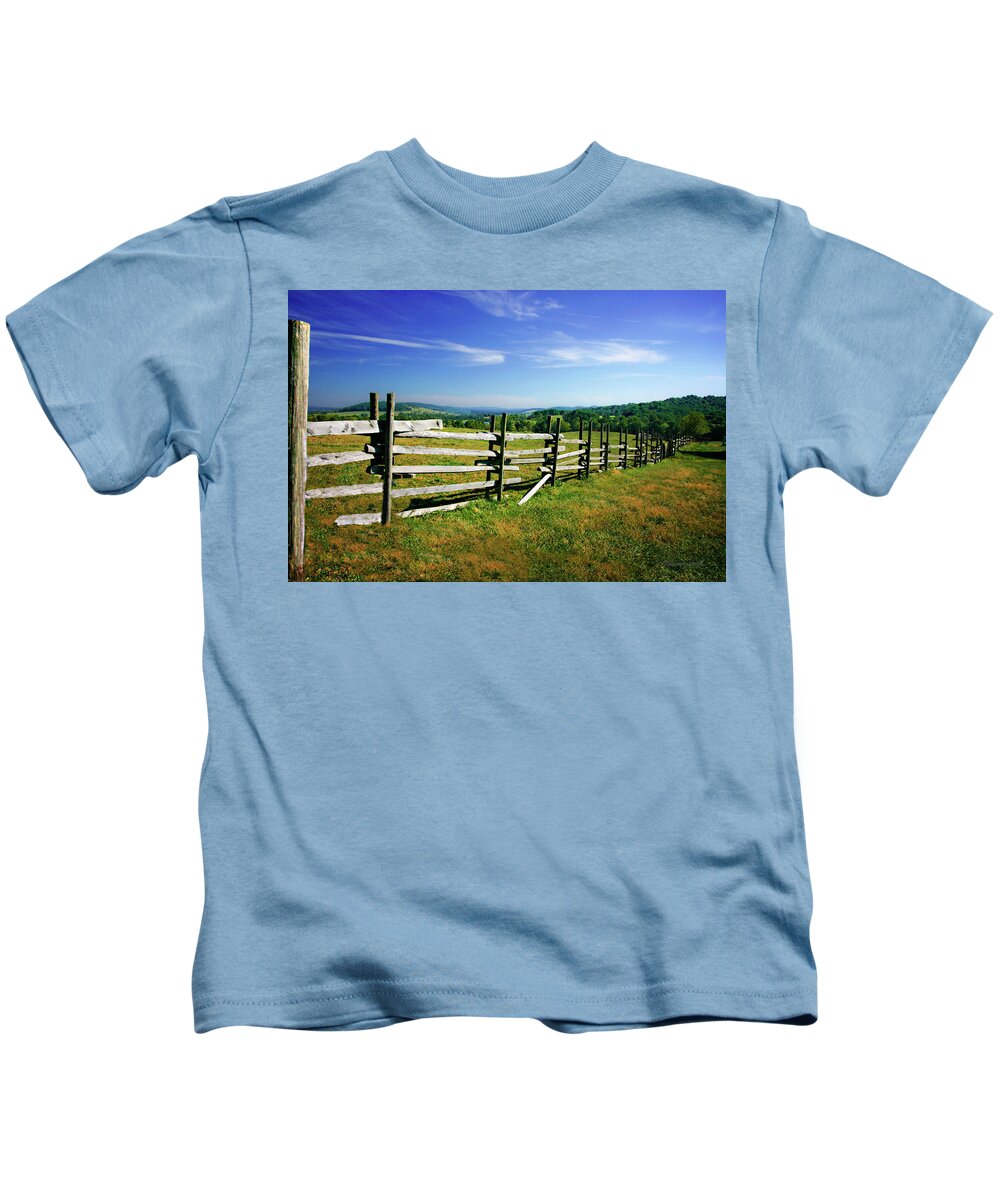 Color Kids T-Shirt featuring the photograph Winchester County by Alan Hausenflock