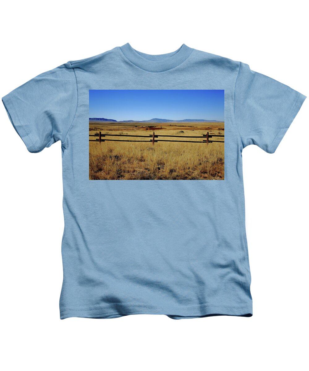 Adventure Kids T-Shirt featuring the photograph Wyoming Landscape 2008 #3 by Frank Romeo
