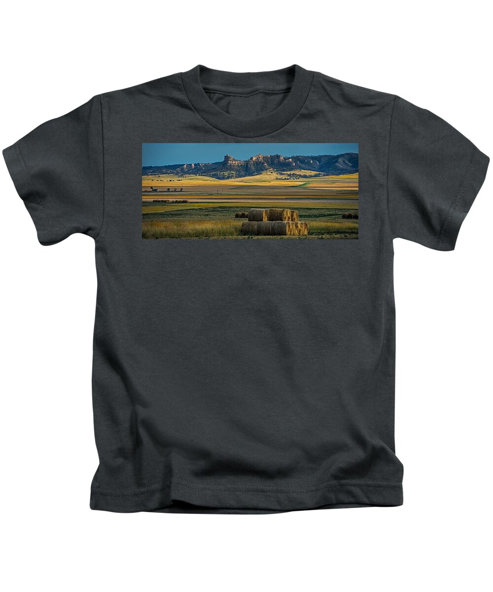 Bluff Kids T-Shirt featuring the photograph Bluff country #2 by Paul Freidlund
