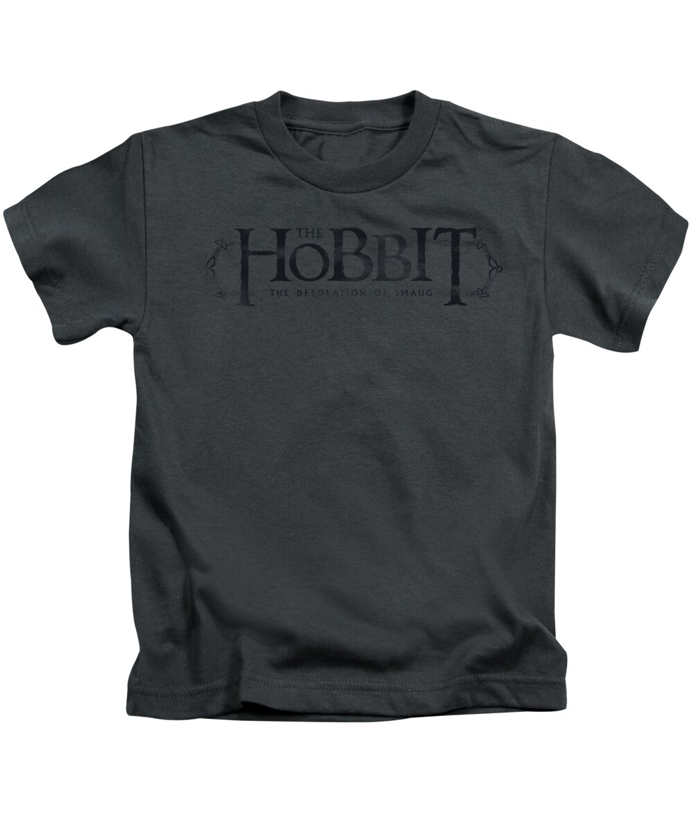 The Hobbit Kids T-Shirt featuring the digital art Hobbit - Ornate Logo by Brand A